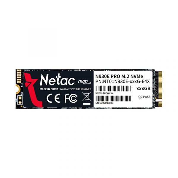 Жесткий диск NETAC N930E Pro [NT01N930E-512G-E4X], 512 Гб, M.2 2280, PCI-E 3.0 x4